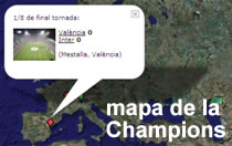 mapa de la Champions